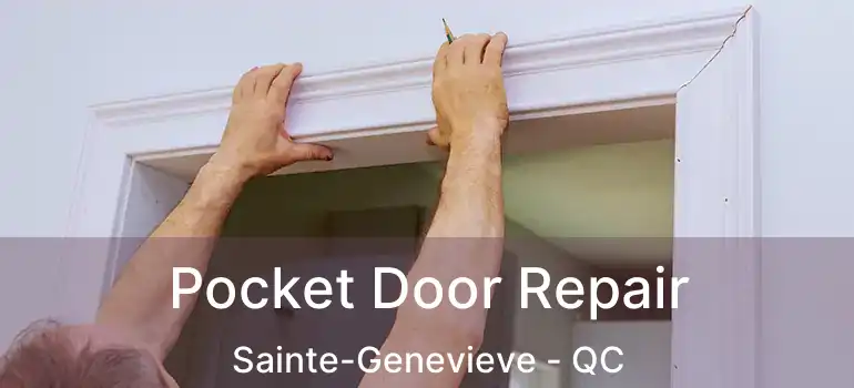  Pocket Door Repair Sainte-Genevieve - QC