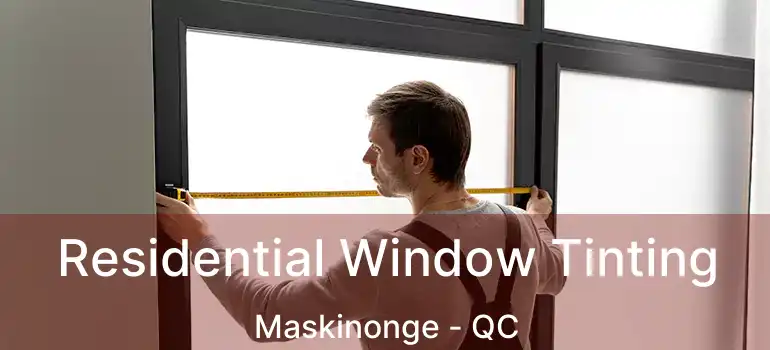  Residential Window Tinting Maskinonge - QC
