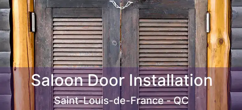  Saloon Door Installation Saint-Louis-de-France - QC