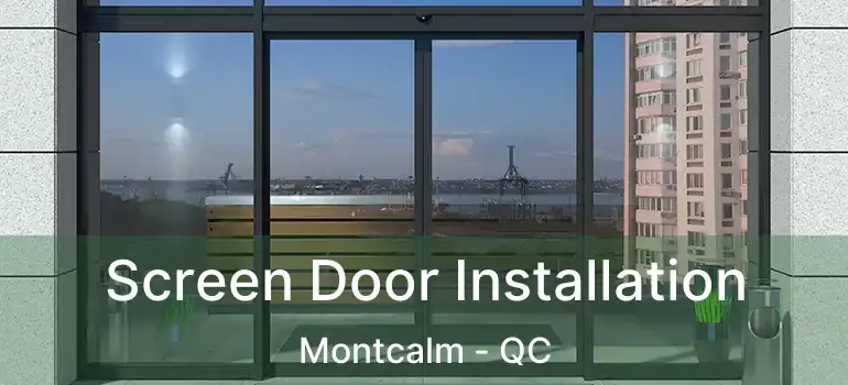  Screen Door Installation Montcalm - QC