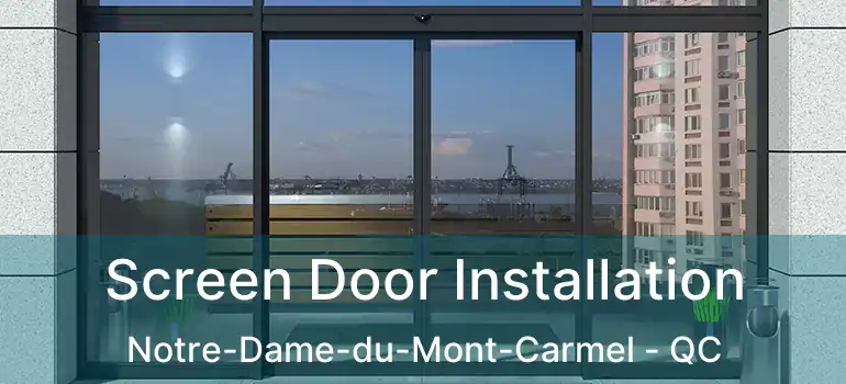  Screen Door Installation Notre-Dame-du-Mont-Carmel - QC