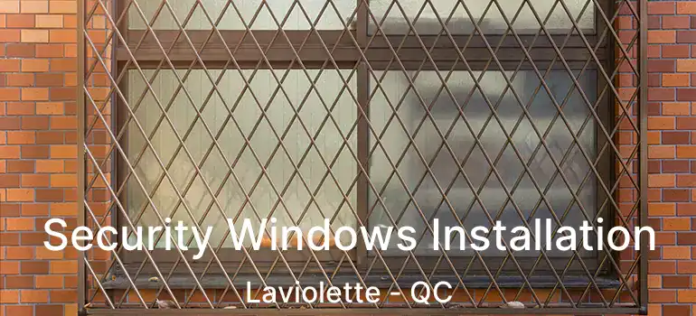  Security Windows Installation Laviolette - QC