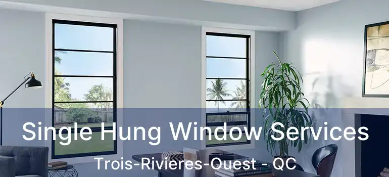  Single Hung Window Services Trois-Rivieres-Ouest - QC