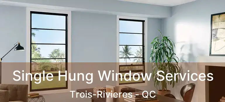  Single Hung Window Services Trois-Rivieres - QC