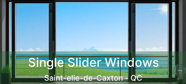  Single Slider Windows Saint-elie-de-Caxton - QC