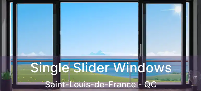  Single Slider Windows Saint-Louis-de-France - QC
