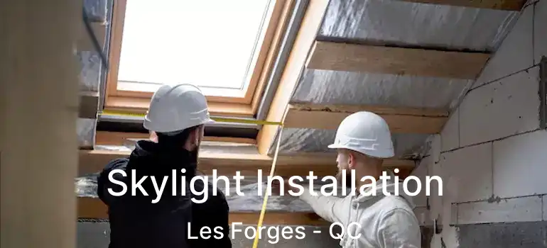  Skylight Installation Les Forges - QC