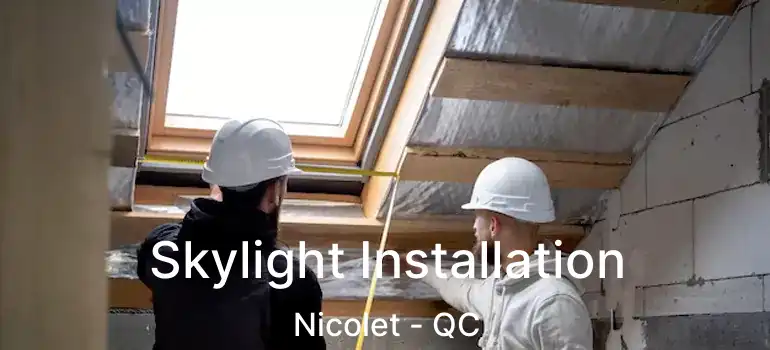  Skylight Installation Nicolet - QC