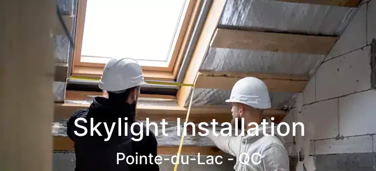  Skylight Installation Pointe-du-Lac - QC