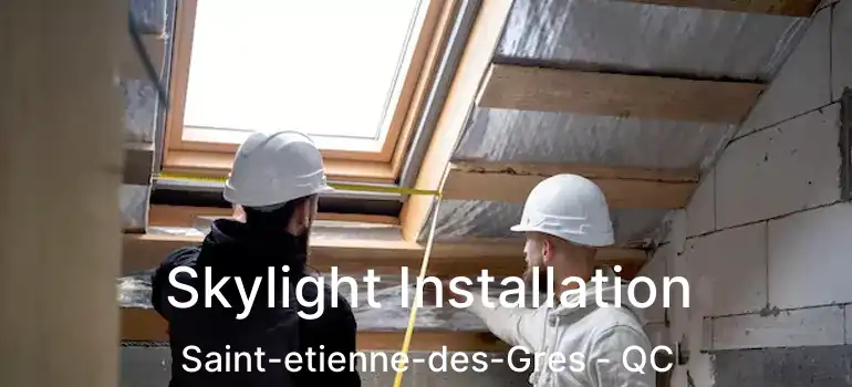  Skylight Installation Saint-etienne-des-Gres - QC