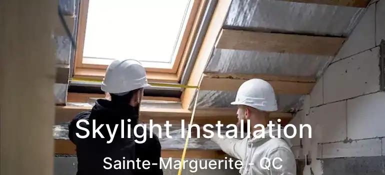  Skylight Installation Sainte-Marguerite - QC