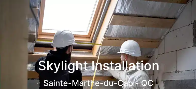  Skylight Installation Sainte-Marthe-du-Cap - QC