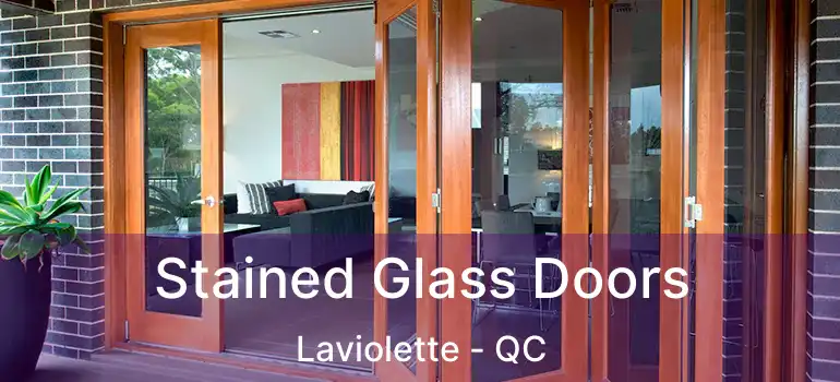  Stained Glass Doors Laviolette - QC
