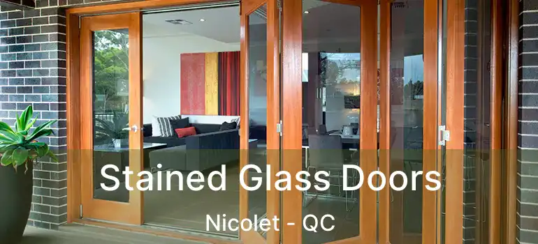  Stained Glass Doors Nicolet - QC