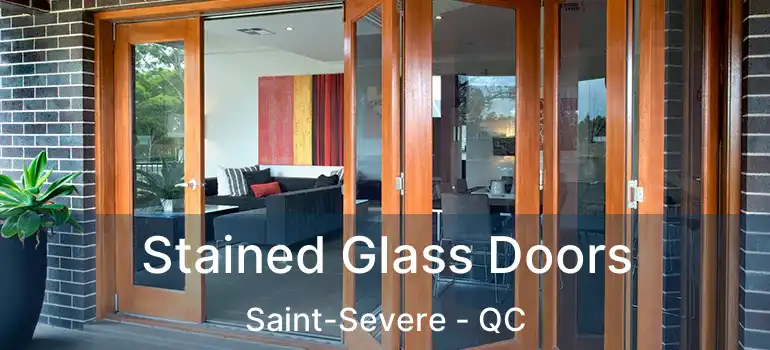  Stained Glass Doors Saint-Severe - QC