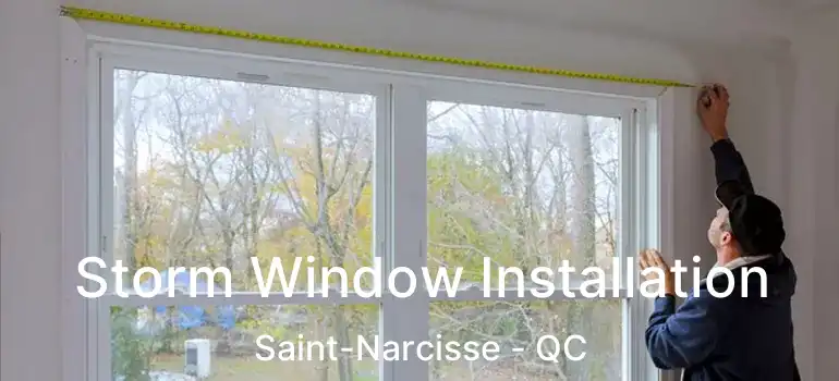  Storm Window Installation Saint-Narcisse - QC