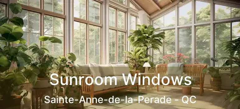  Sunroom Windows Sainte-Anne-de-la-Perade - QC