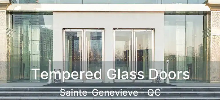  Tempered Glass Doors Sainte-Genevieve - QC