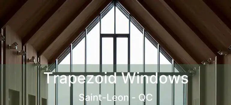  Trapezoid Windows Saint-Leon - QC