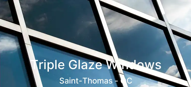  Triple Glaze Windows Saint-Thomas - QC