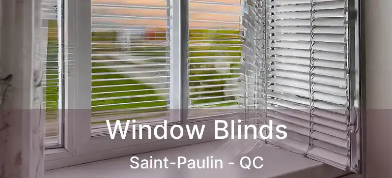  Window Blinds Saint-Paulin - QC