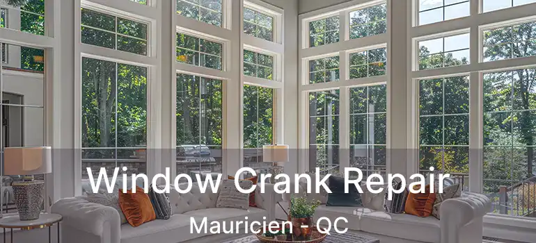  Window Crank Repair Mauricien - QC