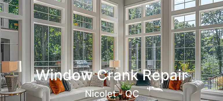  Window Crank Repair Nicolet - QC