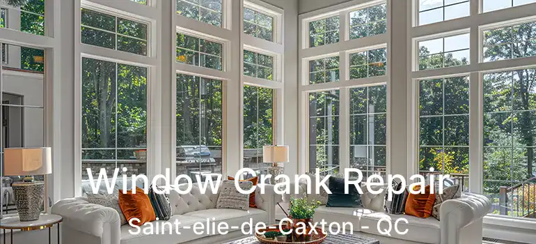  Window Crank Repair Saint-elie-de-Caxton - QC