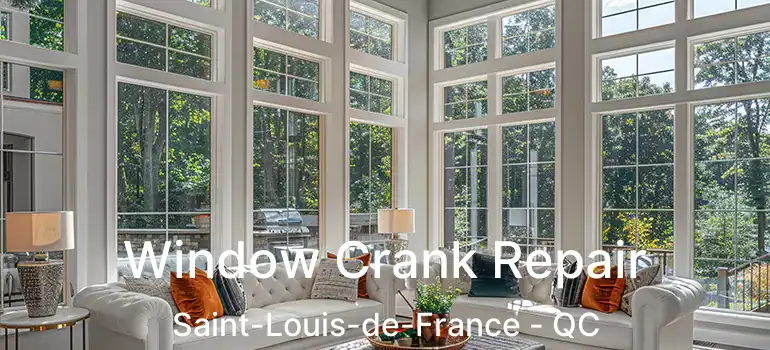  Window Crank Repair Saint-Louis-de-France - QC