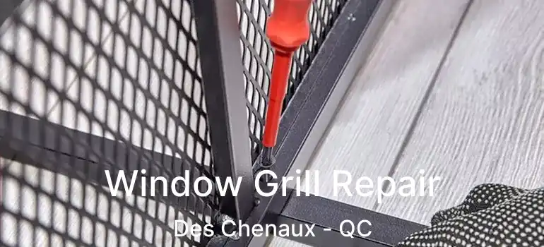 Window Grill Repair Des Chenaux - QC