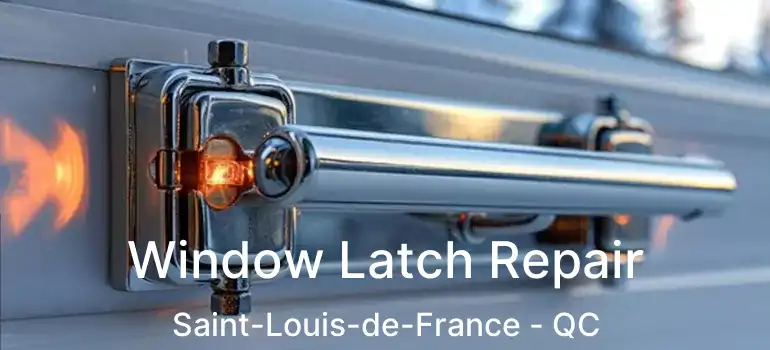  Window Latch Repair Saint-Louis-de-France - QC