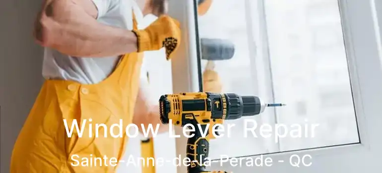  Window Lever Repair Sainte-Anne-de-la-Perade - QC