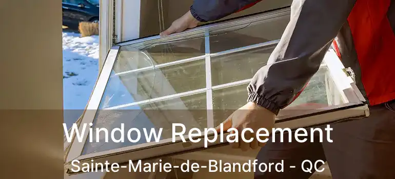  Window Replacement Sainte-Marie-de-Blandford - QC