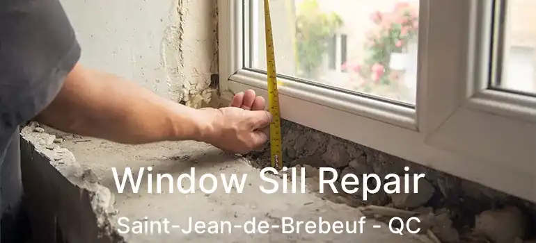  Window Sill Repair Saint-Jean-de-Brebeuf - QC